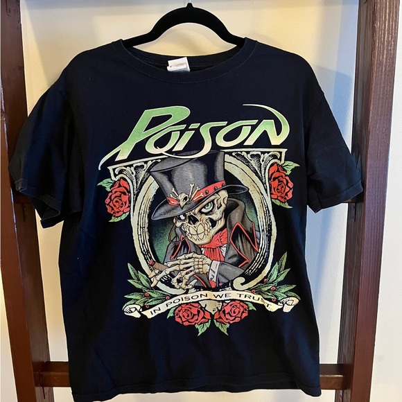 Tops - Poison 2011 Concert Tee 25th Anniversary Tour